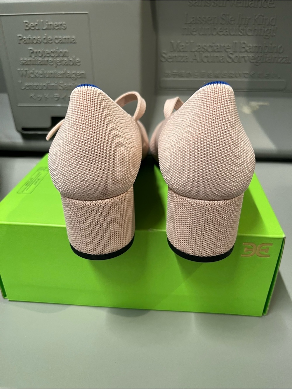 New Rothy’s Rothy The Mary Jane Heel Heels Ballerina Pink 9 - Picture 9 of 10